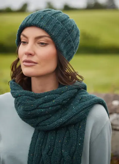 Donegal Fleck Ribbed Beanie